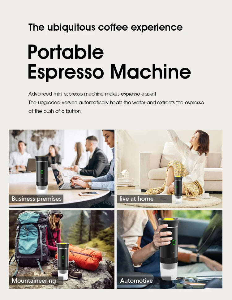 BrewQuil Portable Espresso Coffee Machine